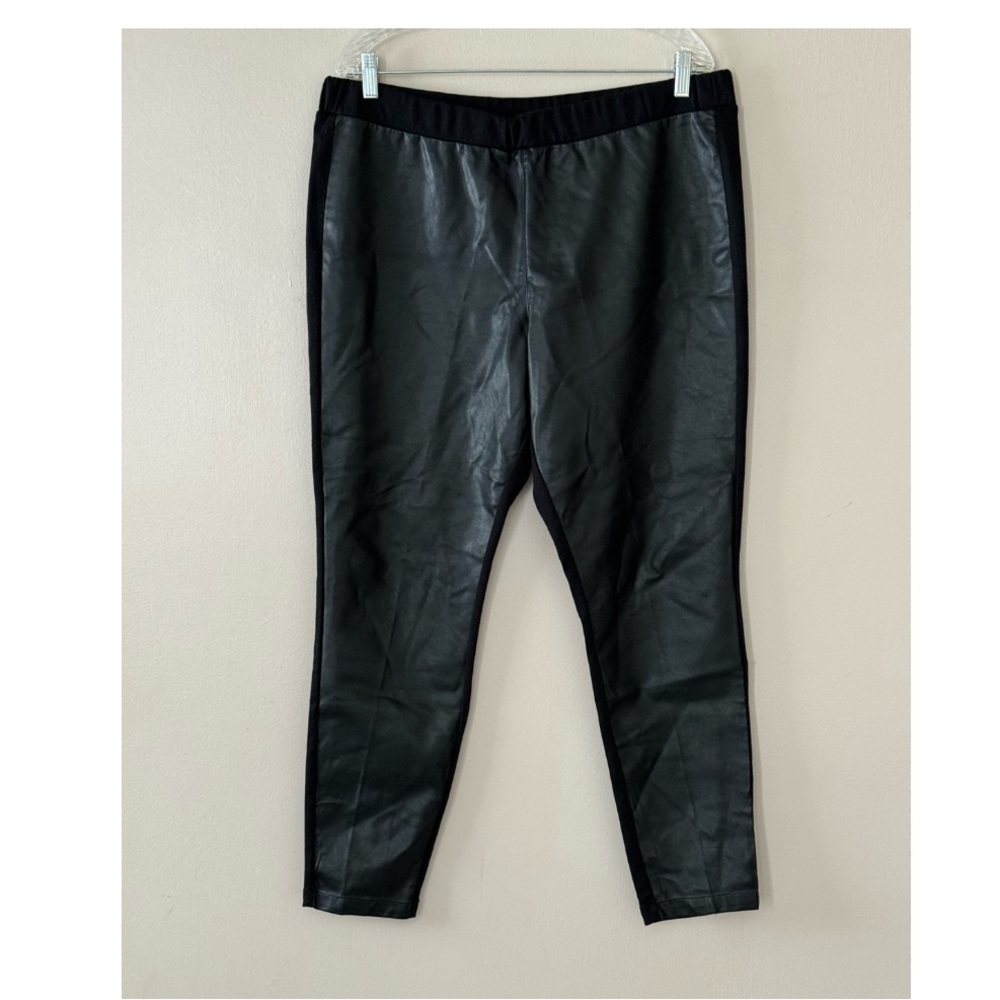 Mossimo Faux Leather Pants Size XXL🦋Women’s Casual Sportswear Hybrid Black